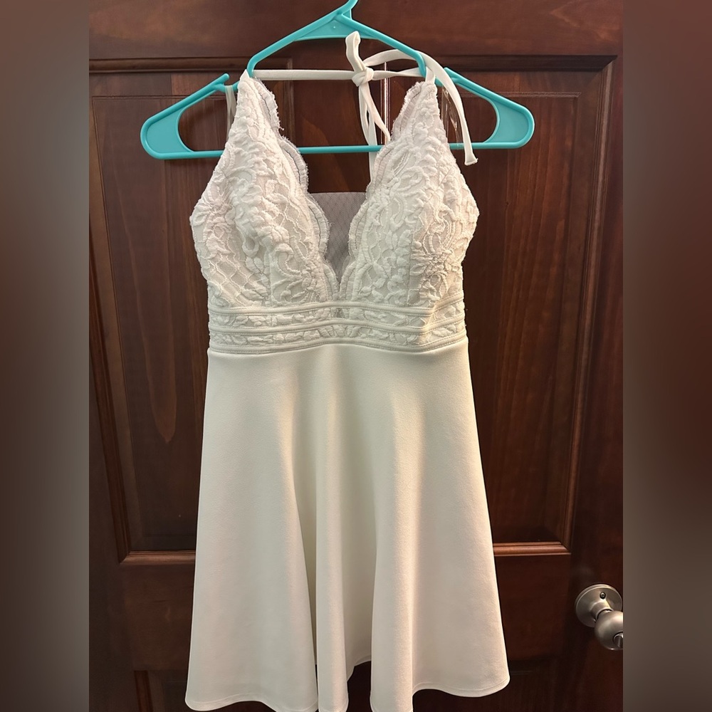 Speechless Ivory Lace Dress